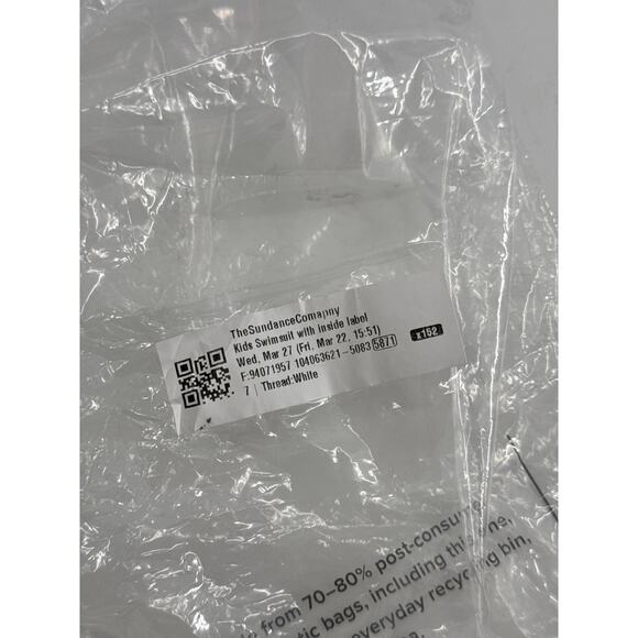 The Sundance Company Summers Daydream Youth One Piece Swimsuit Size 7 - Picture 5 of 5